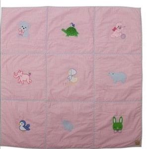 TBBC Peyton playmat pink seersucker